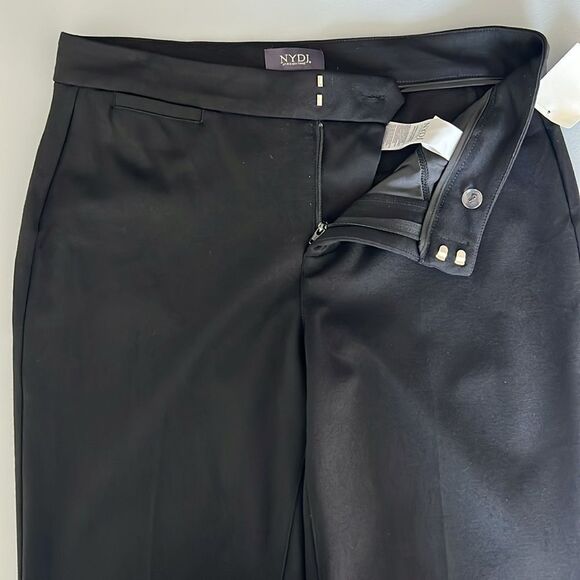 NWOT NYDJ Lift Tuck® Technology Slim Trouser Pants in Black Size 4 - Picture 9 of 12